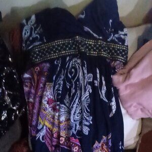 Paisley print Maxi dress